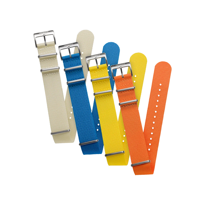 Unimatic Bold nato steel strap set