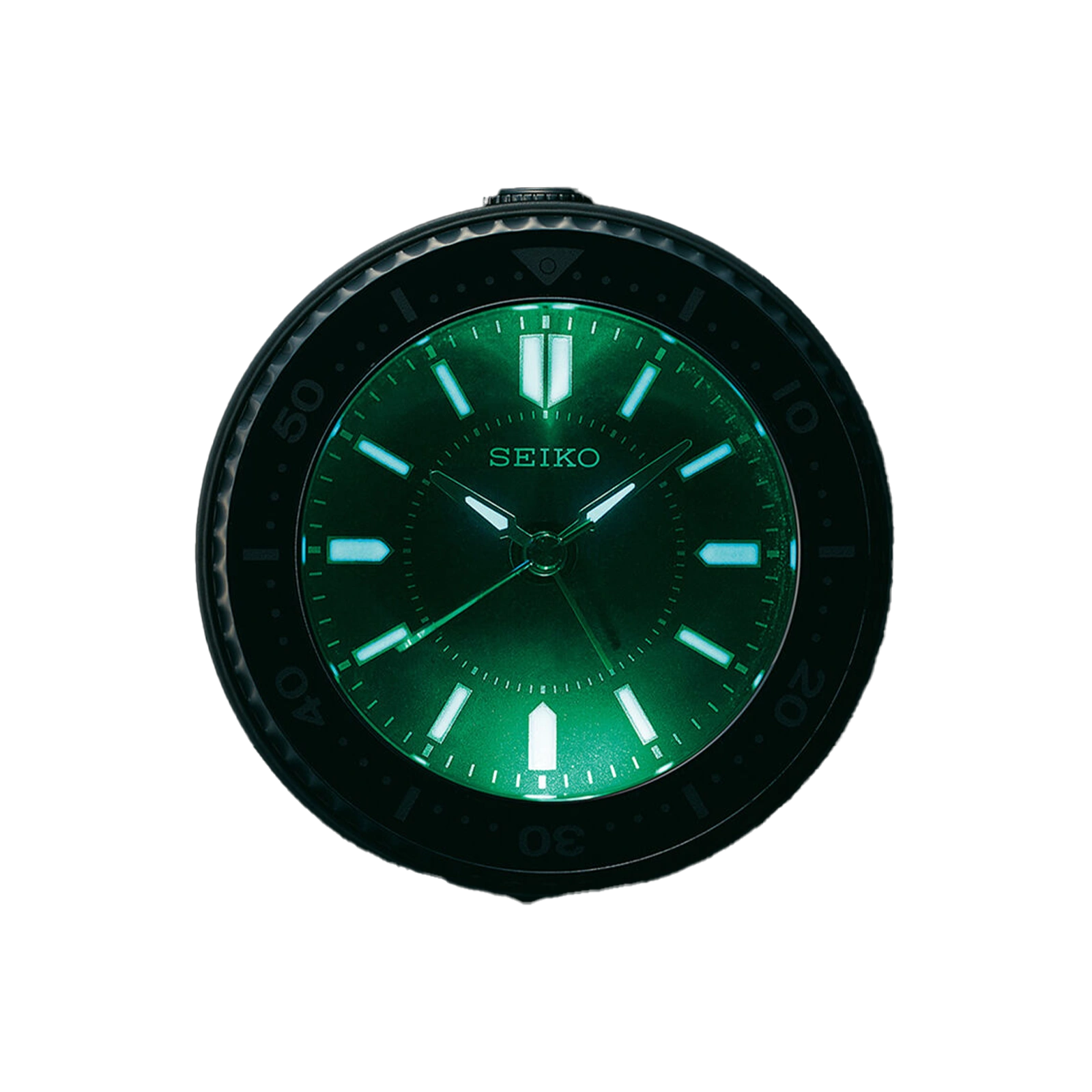 zegar stołowy alarm budzik seiko QHE184M