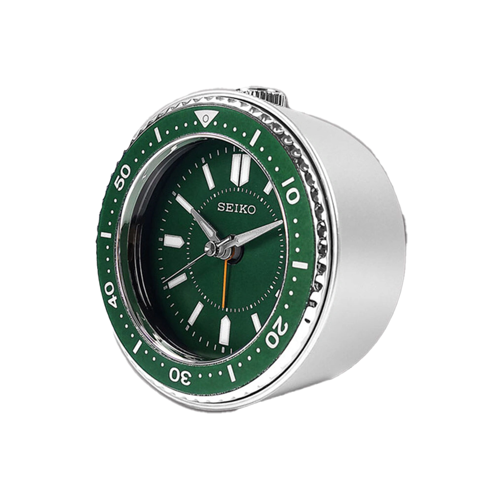 zegar stołowy zielony alarm budzik seiko  QHE184M