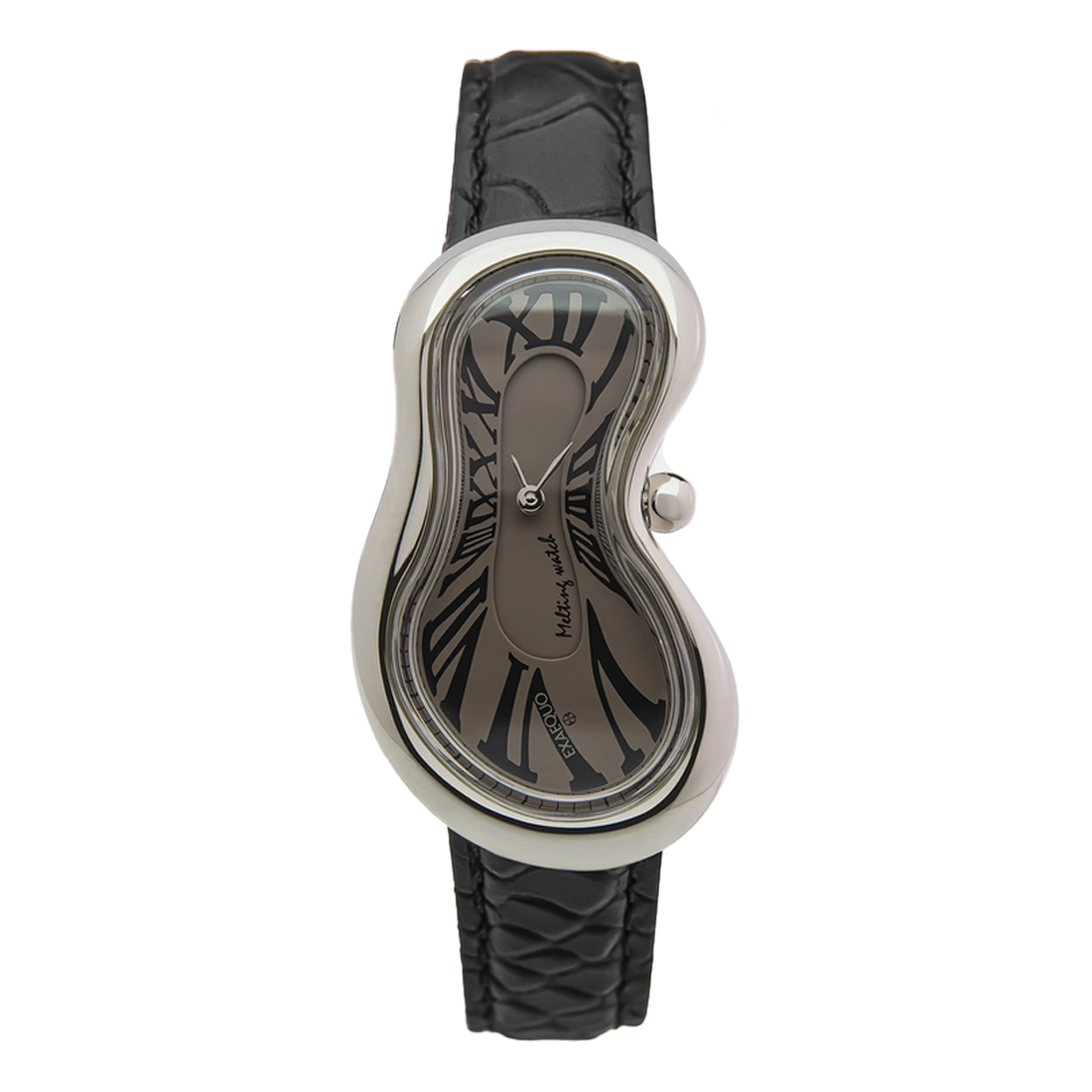 Exaequo Melting Watch Stainless Steel Fumé "one of 301"